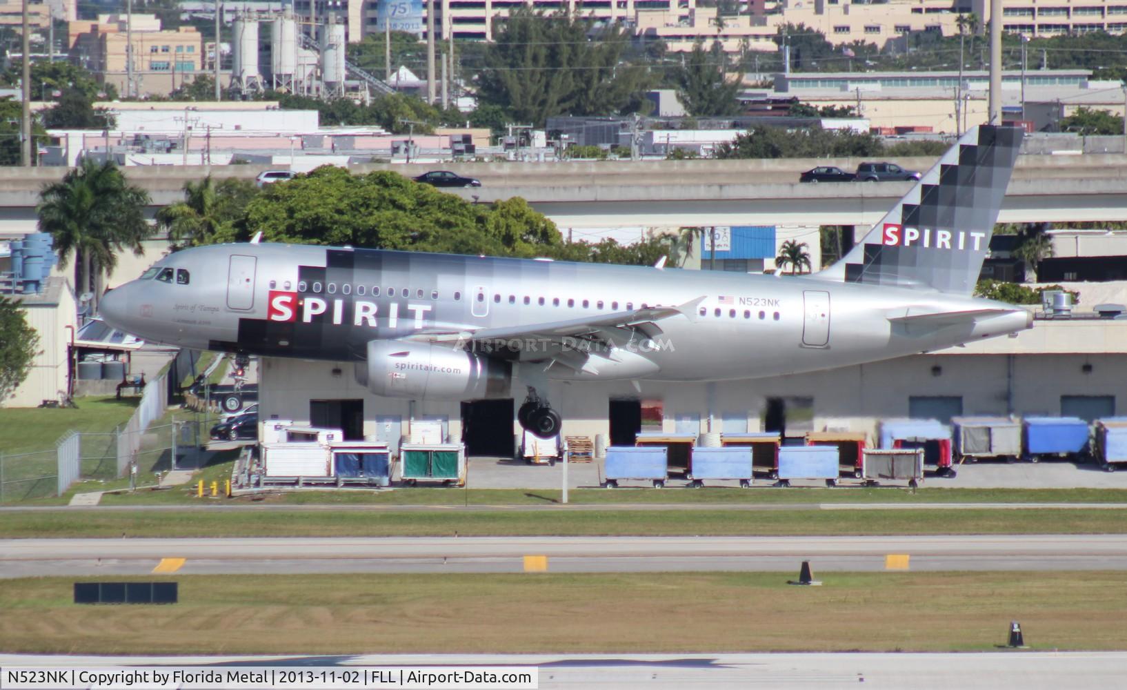 N523NK, 2006 Airbus A319-132 C/N 2898, Spirit