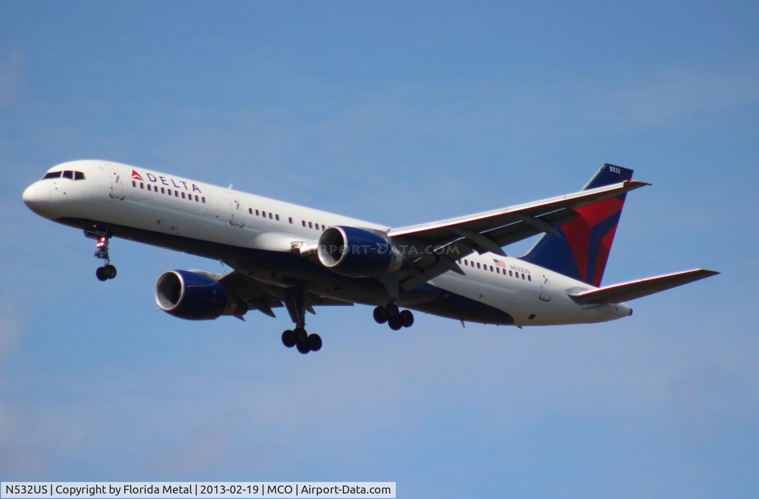 N532US, 1988 Boeing 757-251 C/N 24263, Delta