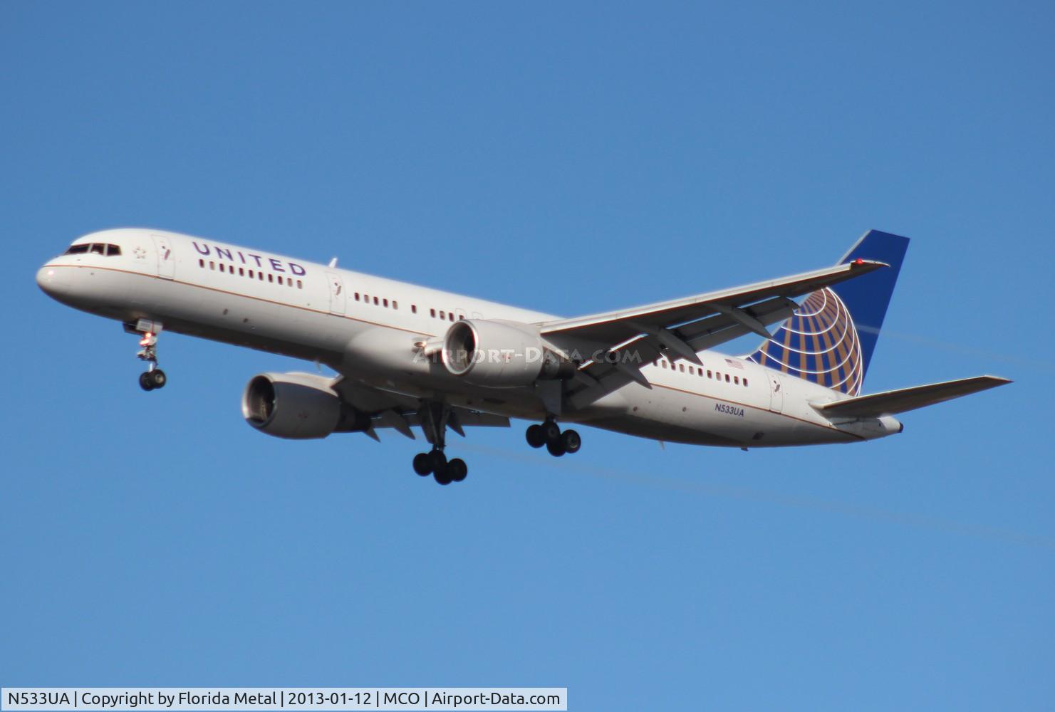 N533UA, 1991 Boeing 757-222 C/N 25073, United