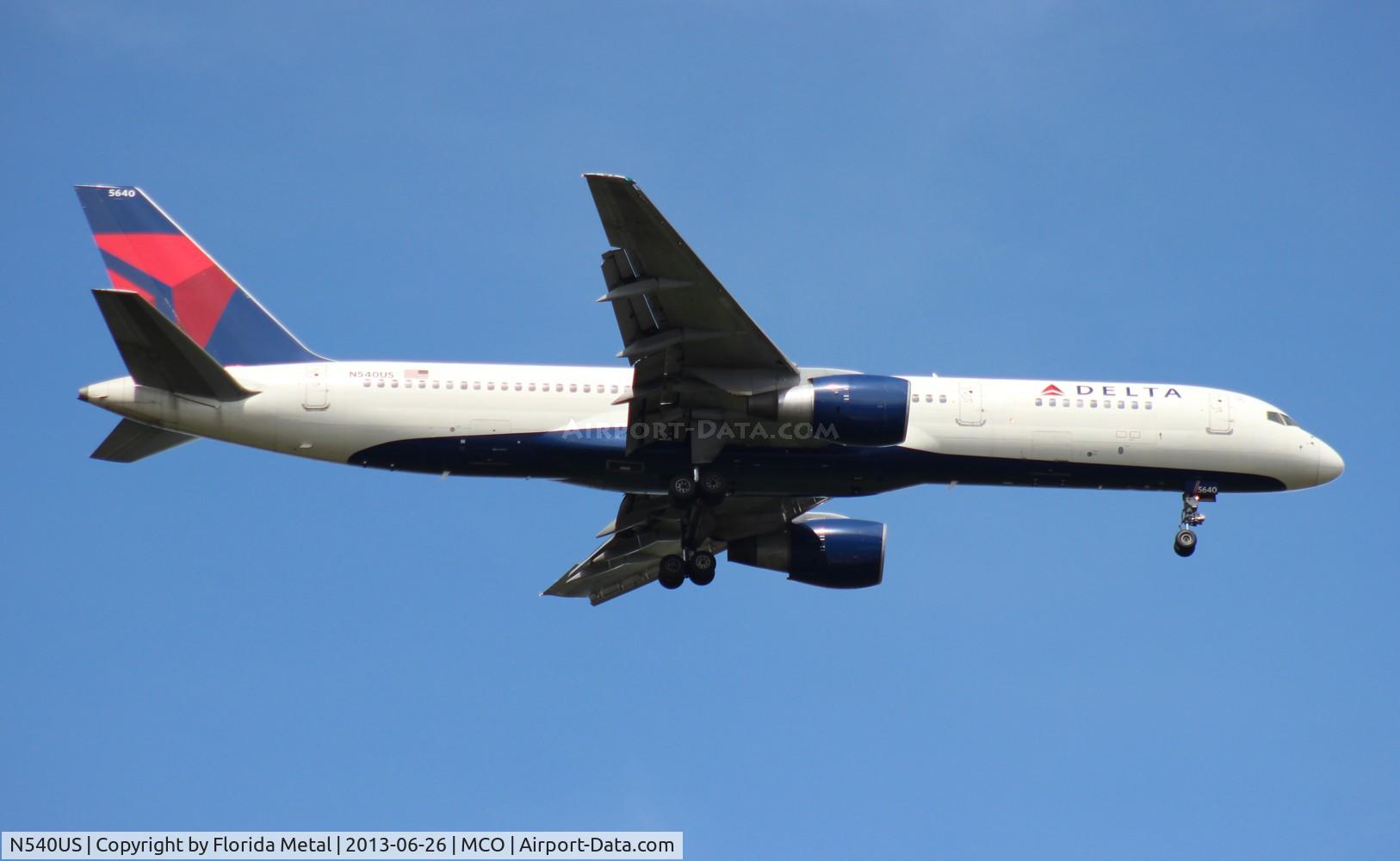N540US, 1996 Boeing 757-251 C/N 26487, Delta