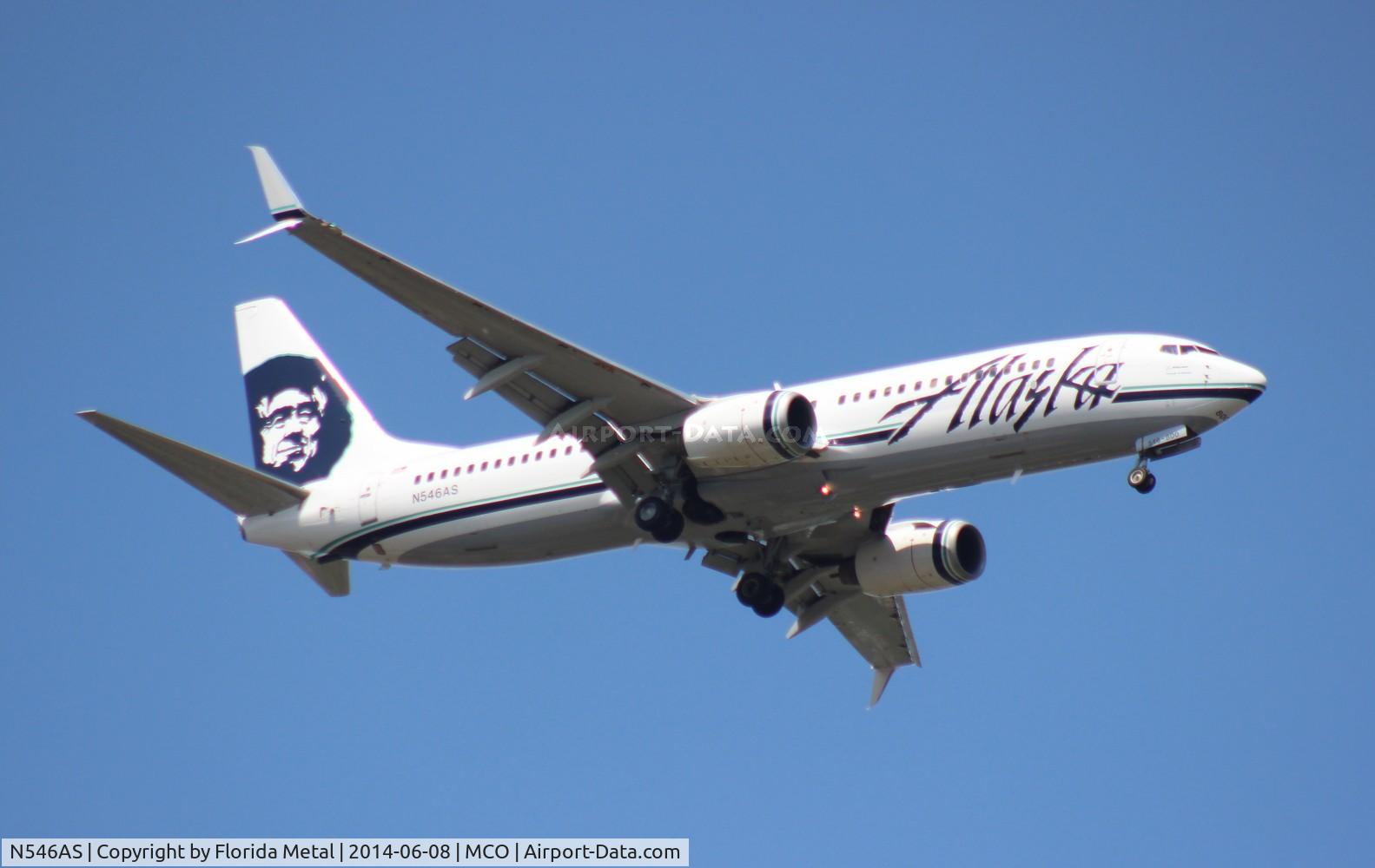 N546AS, 2005 Boeing 737-890 C/N 30022, Older Alaska 737-800 with new split scimitar winglets