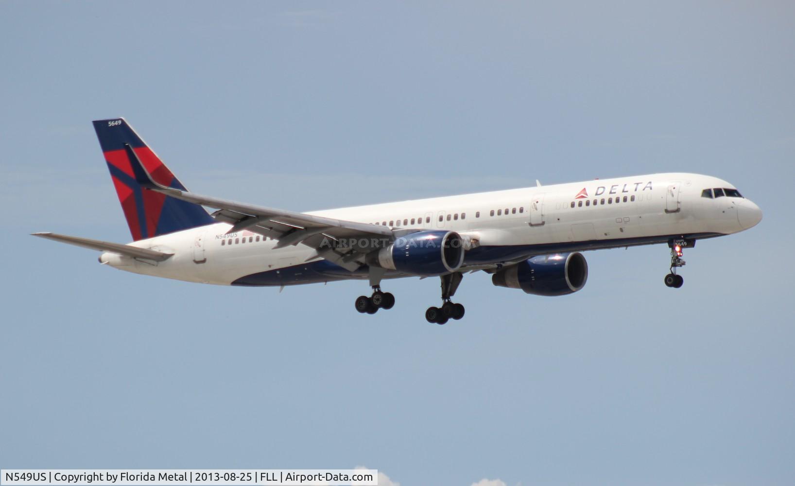 N549US, 1996 Boeing 757-251 C/N 26496, Delta