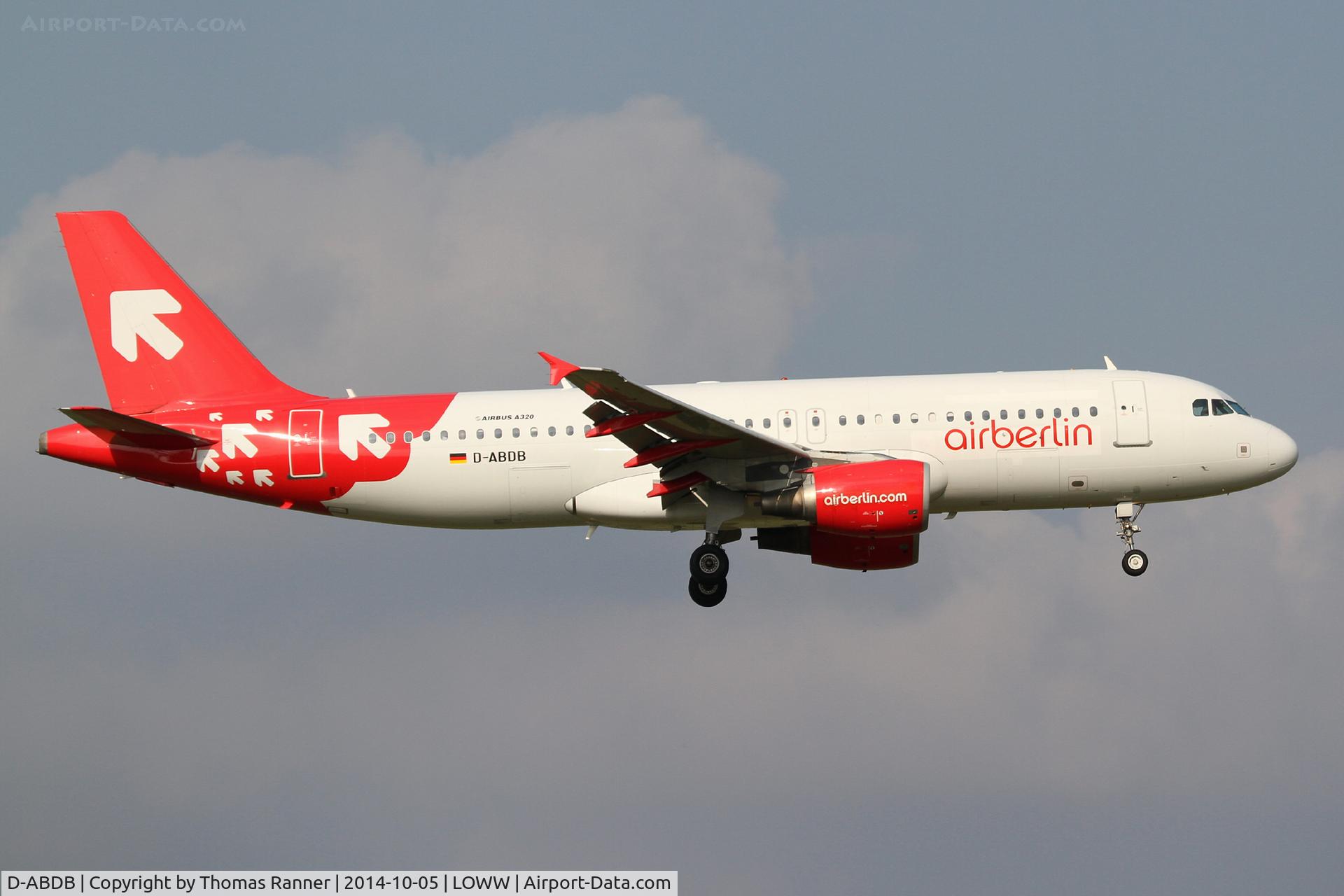 D-ABDB, 2005 Airbus A320-214 C/N 2619, Air Berlin A320