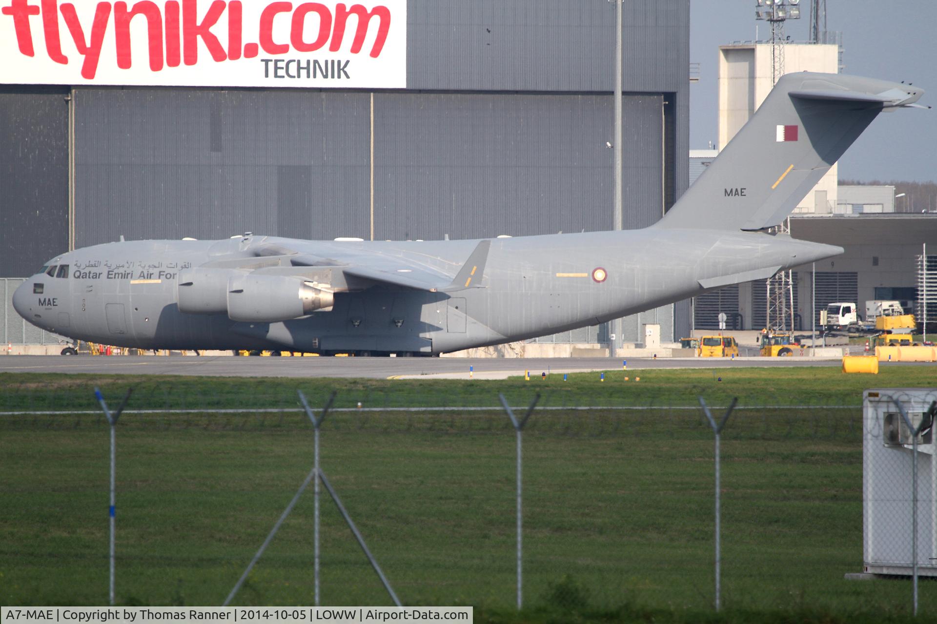 A7-MAE, 2012 Boeing C-17A Globemaster III C/N F-252, Qatar Emiri Air Force C-17