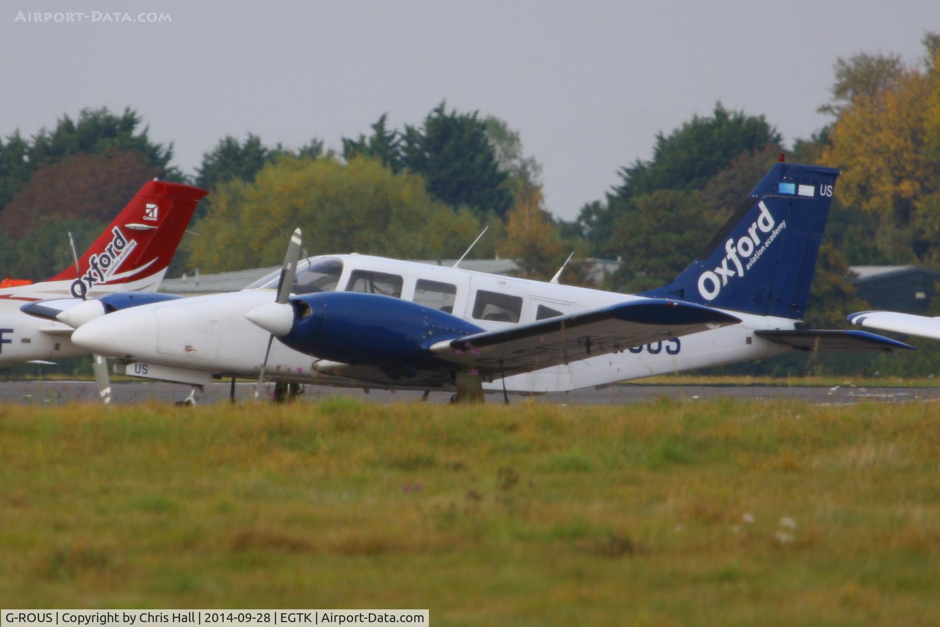 G-ROUS, 1978 Piper PA-34-200T Seneca II C/N 34-7870187, Oxford Aviation Academy
