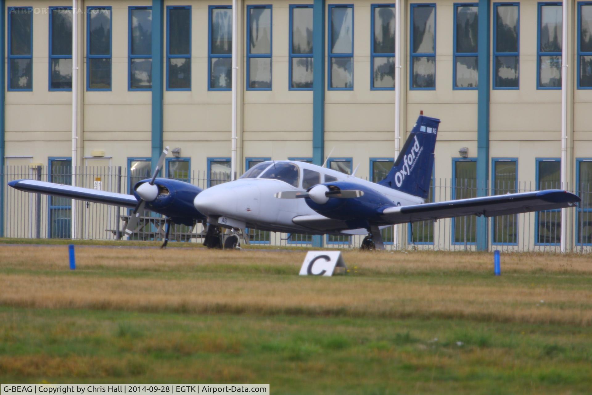 G-BEAG, 1976 Piper PA-34-200T Seneca II C/N 34-7670204, Oxford Aviation Academy