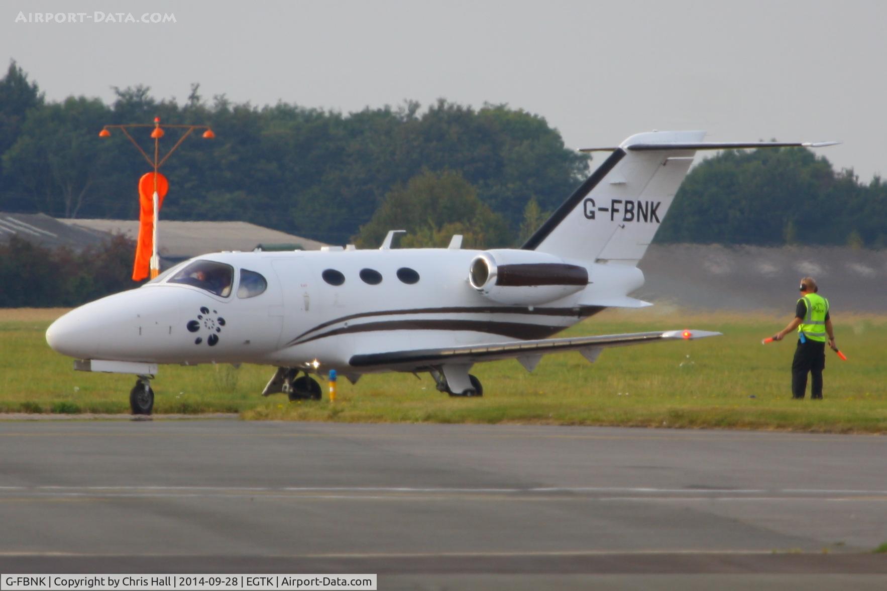 G-FBNK, 2008 Cessna 510 Citation Mustang Citation Mustang C/N 510-0067, Blink Aviation