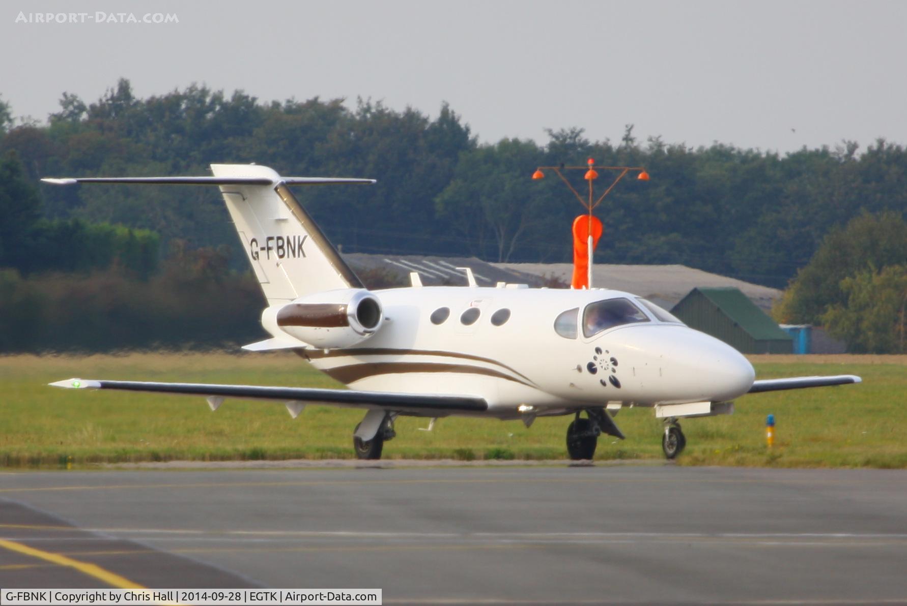 G-FBNK, 2008 Cessna 510 Citation Mustang Citation Mustang C/N 510-0067, Blink Aviation