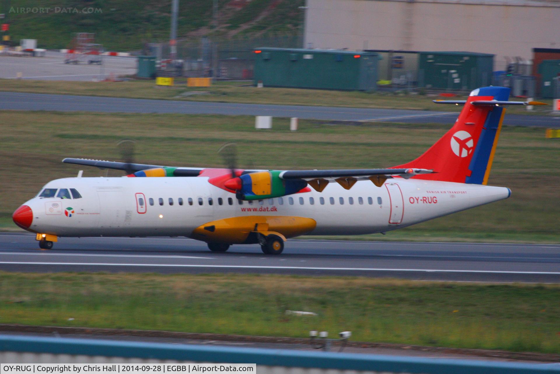 OY-RUG, 1998 ATR 72-202 C/N 509, Danish Air Transport