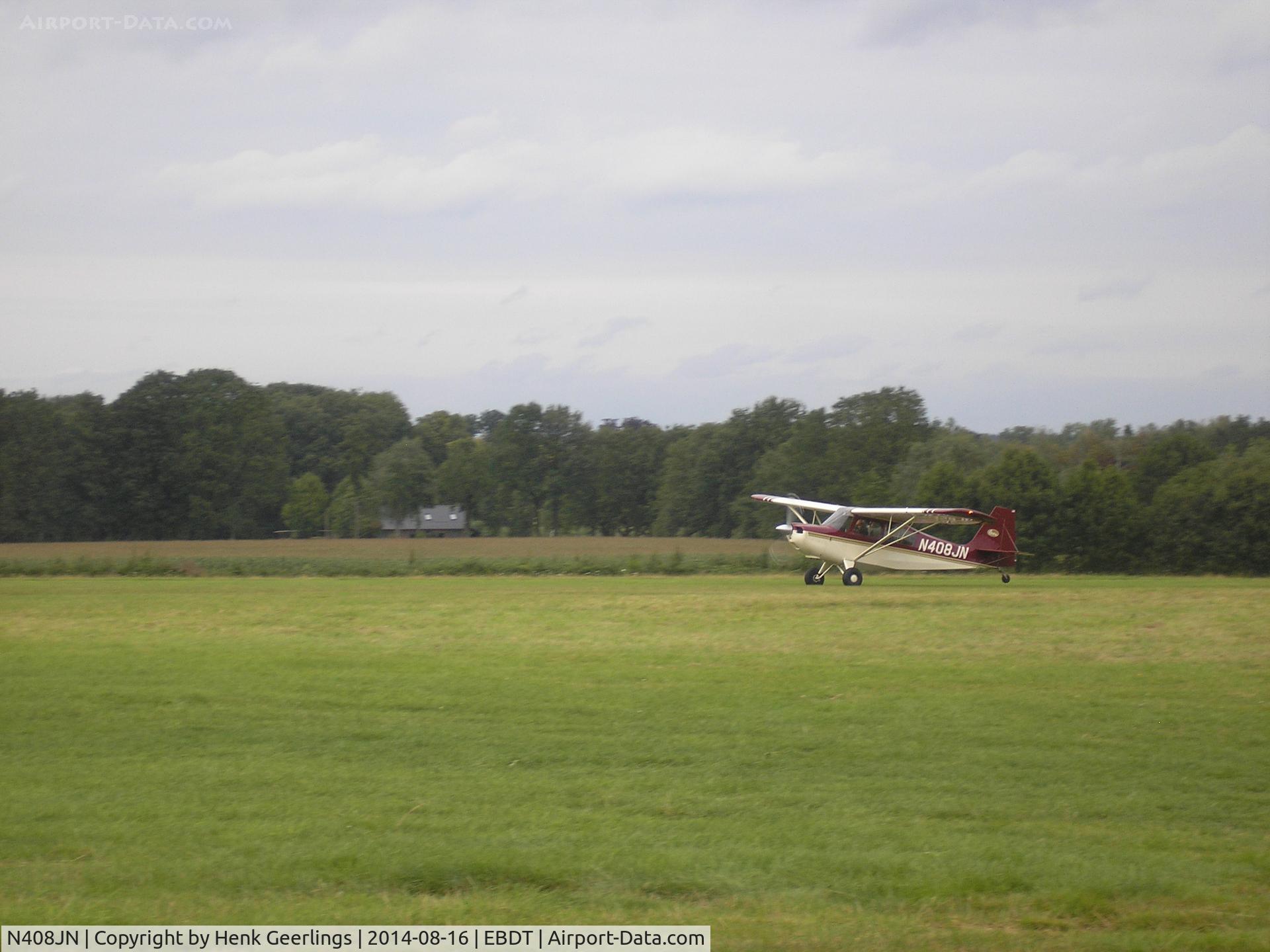 N408JN, 1966 Champion 7ECA Citabria C/N 58, Oldtimer Fly In , Schaffen Diest , 2014