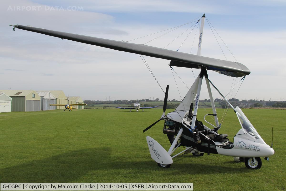 G-CGPC, 2010 P&M Aviation Pegasus Quik 912S C/N 8544, P&M Aviation Pegasus Quik 912S, Fishburn Airfield UK, October 5th 2014.