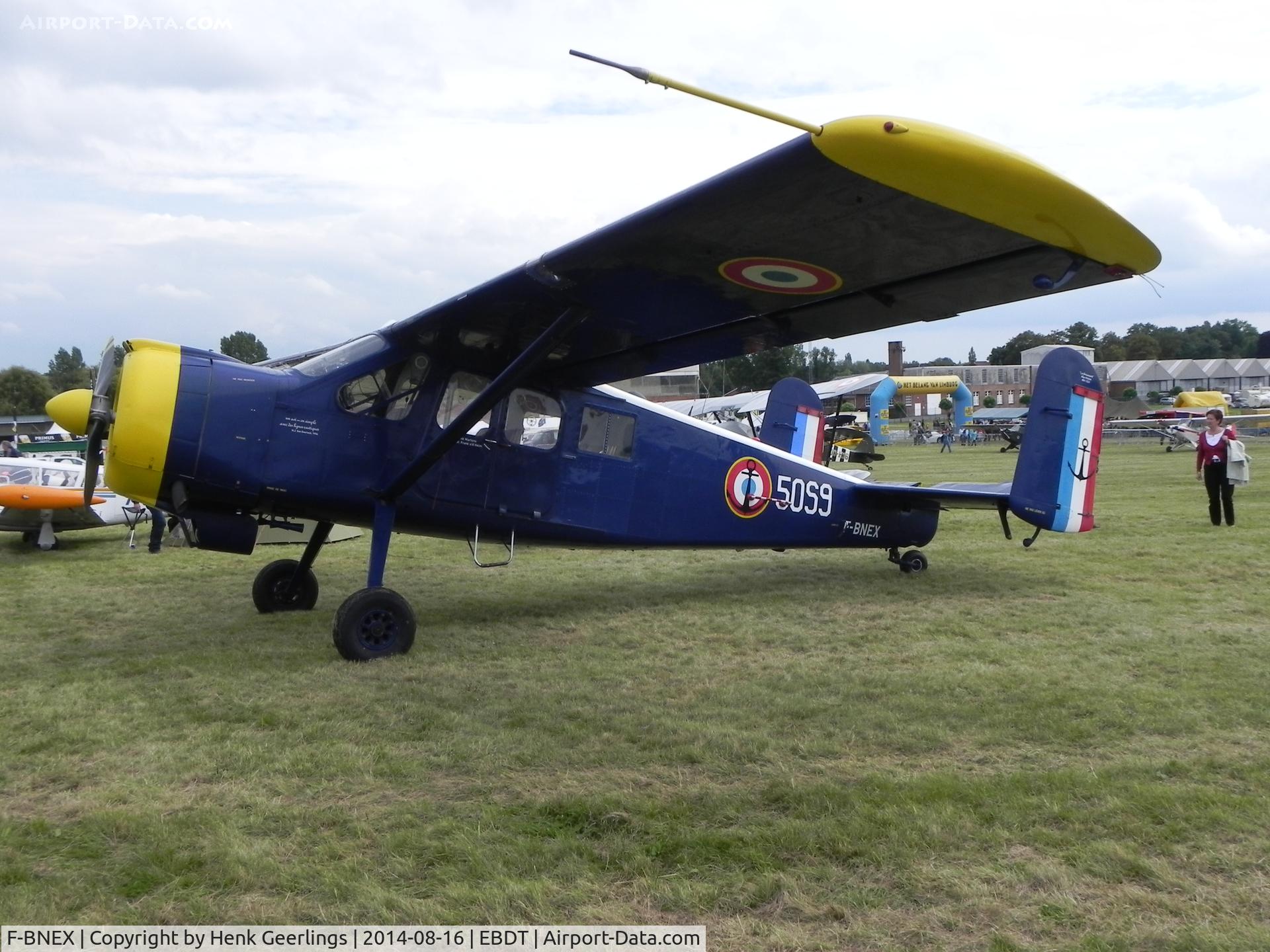 F-BNEX, 1958 Max Holste MH-1521C-1 Broussard C/N 108, Oldtimer Fly In , Schaffen Diest , 2014