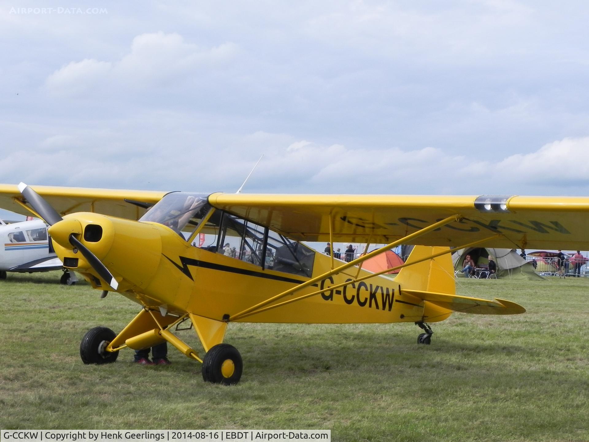 G-CCKW, 1954 Piper L-21B Super Cub (PA-18-135) C/N 18-3535, Oldtimer Fly In , Schaffen Diest , 2014