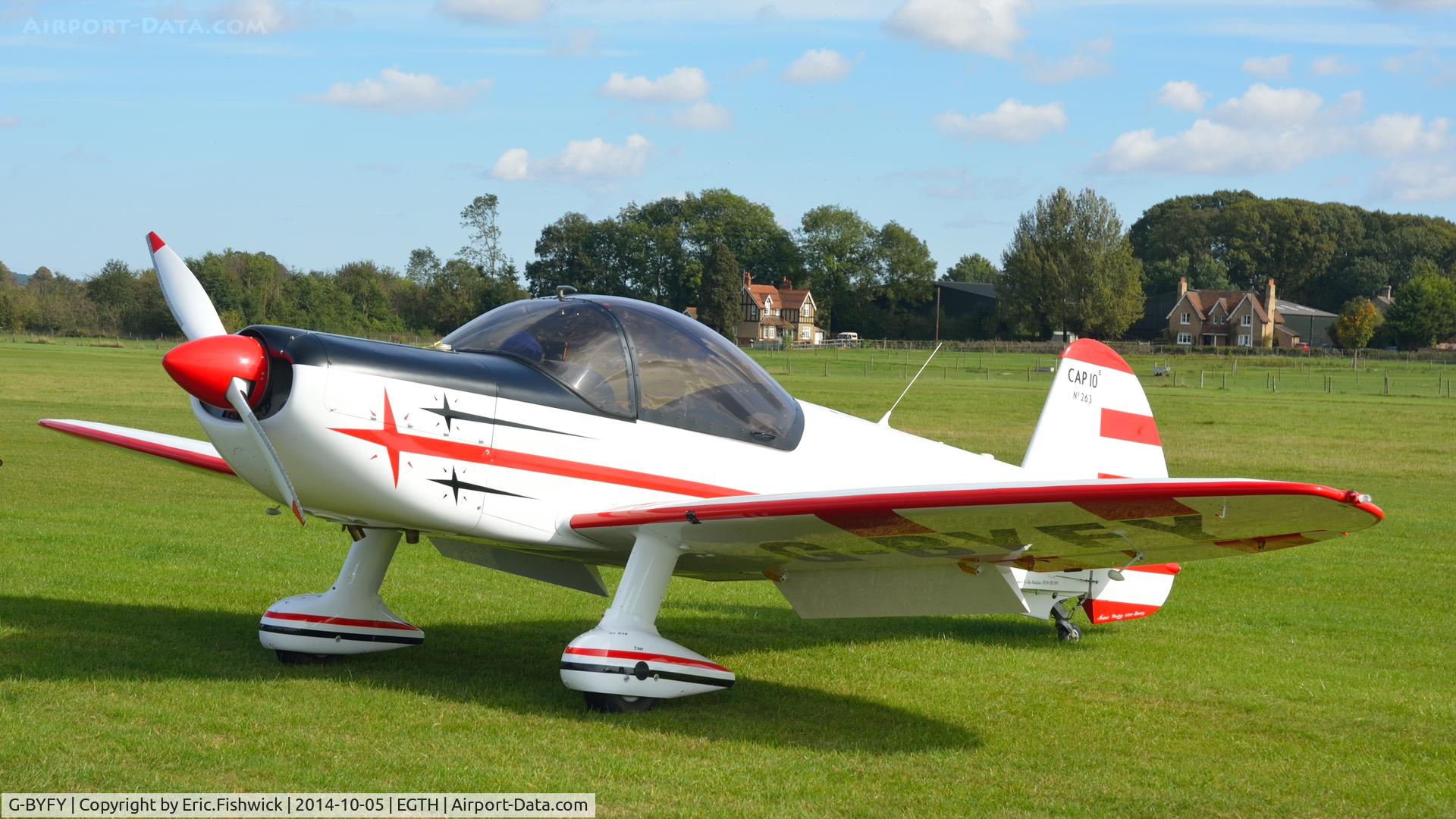 G-BYFY, 1992 Mudry CAP-10B C/N 263, 3. G-BYFY at the rousing season finale Race Day Air Show at Shuttleworth, Oct. 2014.