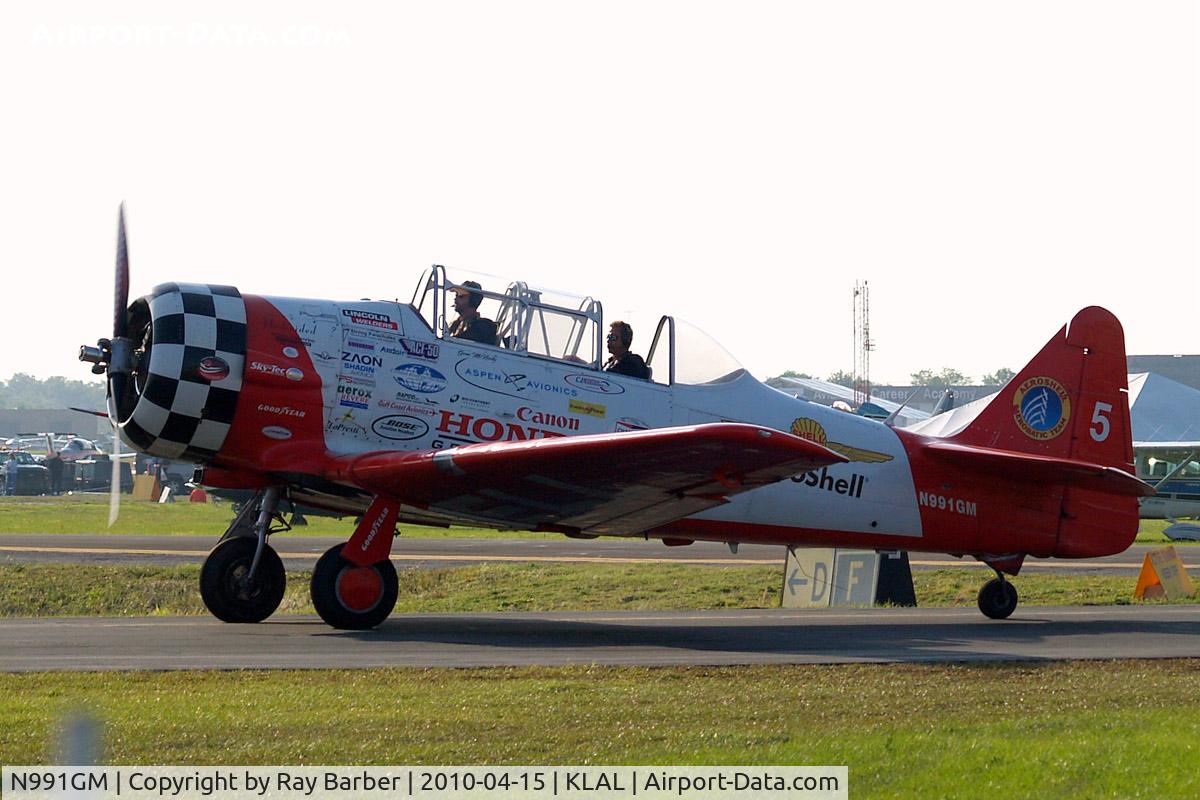 N991GM, 1941 North American AT-6C Texan C/N 88-17575, North American AT-6C Texan [88-17575] (Aeroshell Aerobatic Team) Lakeland-Linder~N 15/04/2010