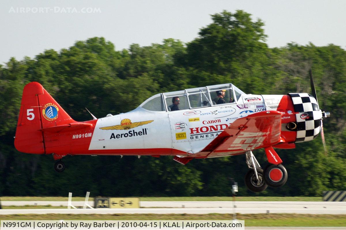 N991GM, 1941 North American AT-6C Texan C/N 88-17575, North American AT-6C Texan [88-17575] (Aeroshell Aerobatic Team) Lakeland-Linder~N 15/04/2010