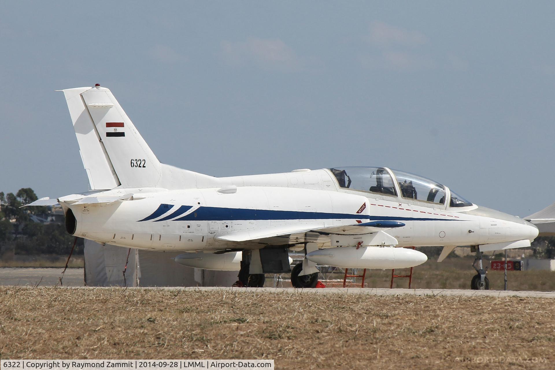 6322, NAMC/PAC K-8E Karakorum C/N L8E3200086, K8 Karakorum 6322 of Egyptian Air Force.
A real rarity!!!!