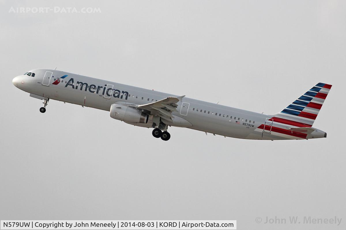 N579UW, 2014 Airbus A321-231 C/N 6100, American Airlines livery