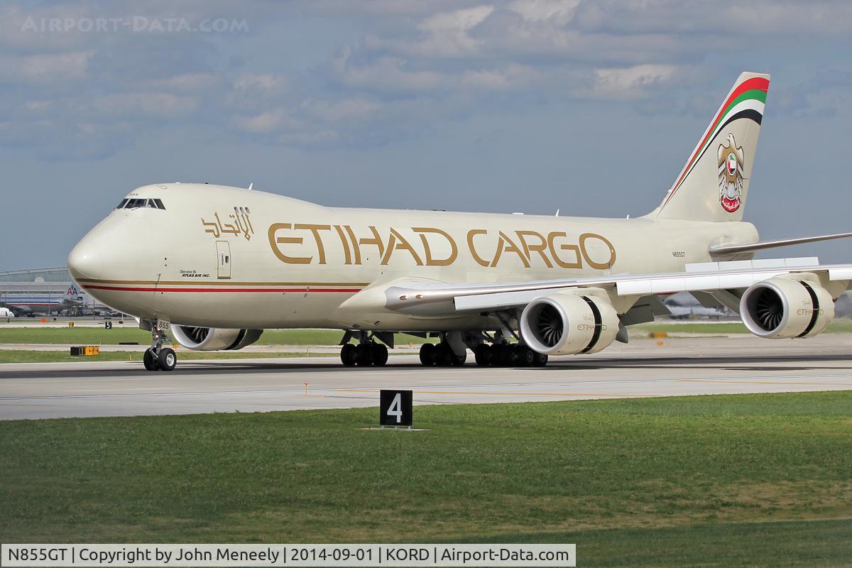 N855GT, 2013 Boeing 747-87UF C/N 37567, Etihad Cargo