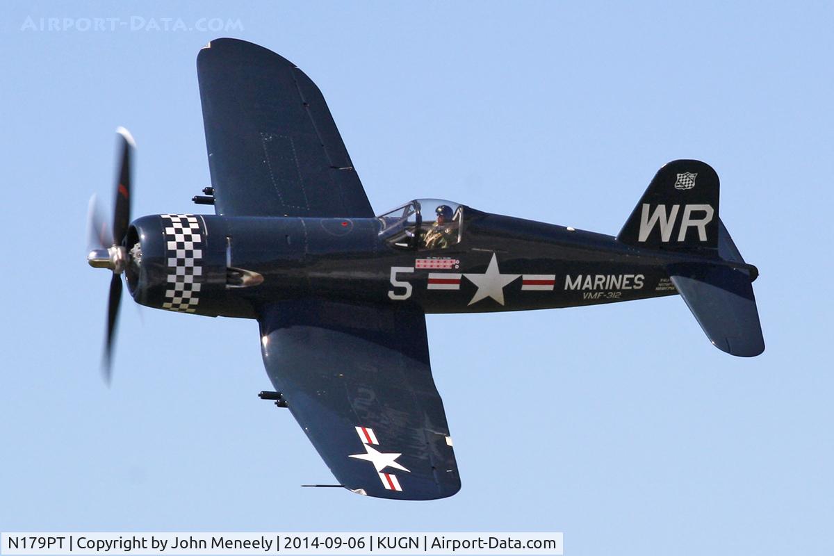 N179PT, 1948 Vought F4U-5 Corsair C/N Not found (Bu122179), Wings Over Waukegan 2014