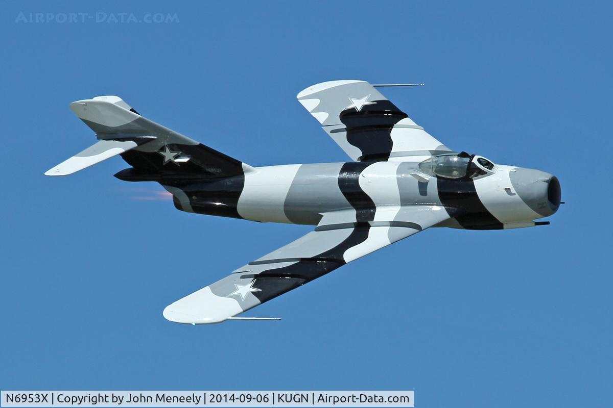 N6953X, PZL-Mielec Lim-6 (MiG-17) C/N 1J0511, Wings Over Waukegan 2014