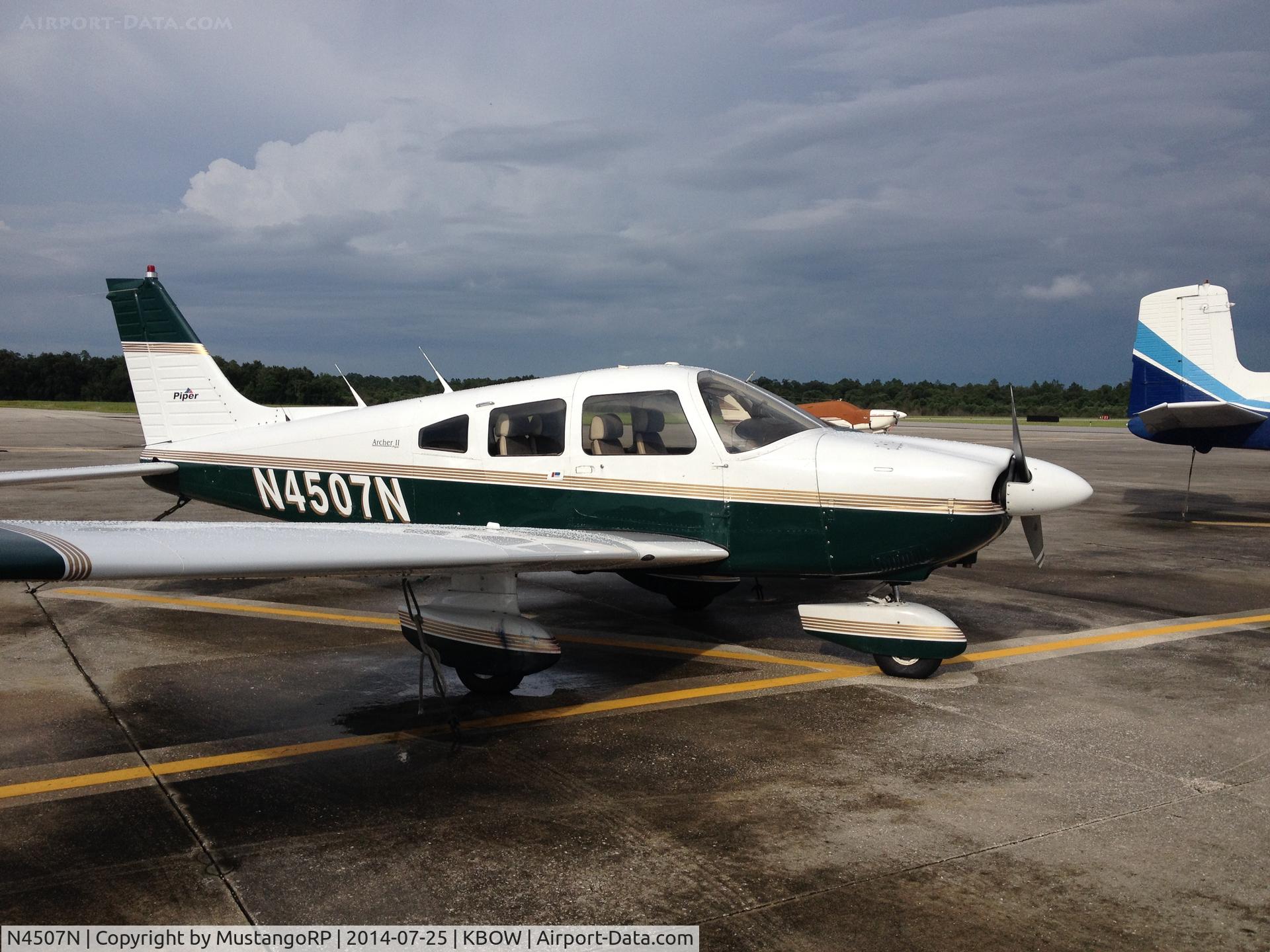 N4507N, 1979 Piper PA-28-181 C/N 28-8090031, Nice Piper Archer II at Bartow Airfield, FL