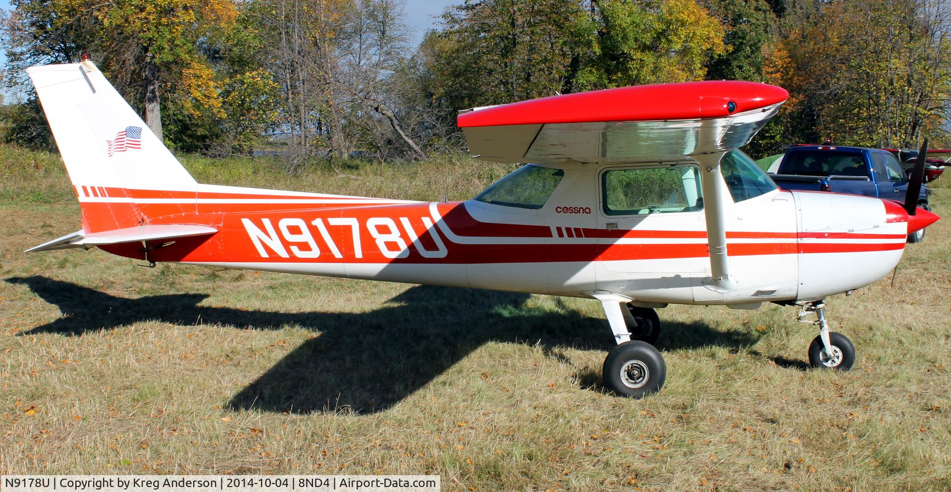 N9178U, 1976 Cessna 150M C/N 15078129, 2014 EAA Chapter 1342 Fall Cook-Out, Camp-Out & Fly-in