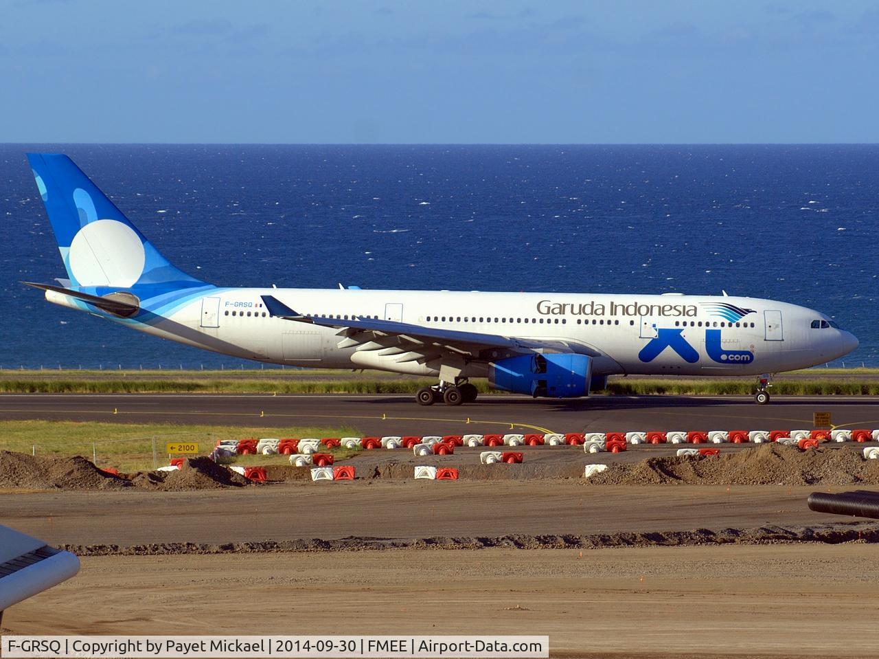 F-GRSQ, 2002 Airbus A330-243 C/N 501, Leased to Garuda Indonesia