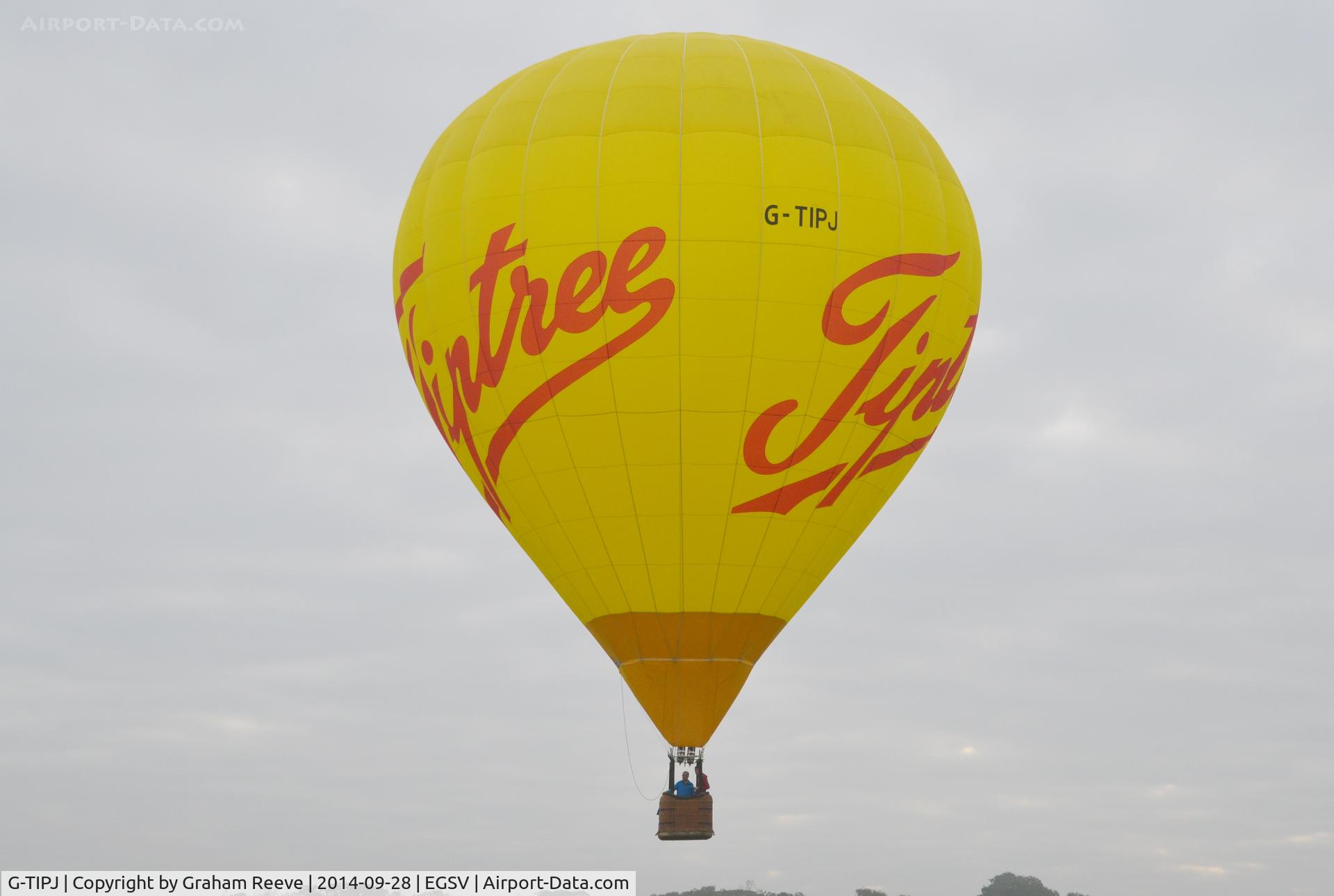 G-TIPJ, 2011 Cameron Balloons Z-77 C/N 11456, Early morning flight from Old Buckenham.