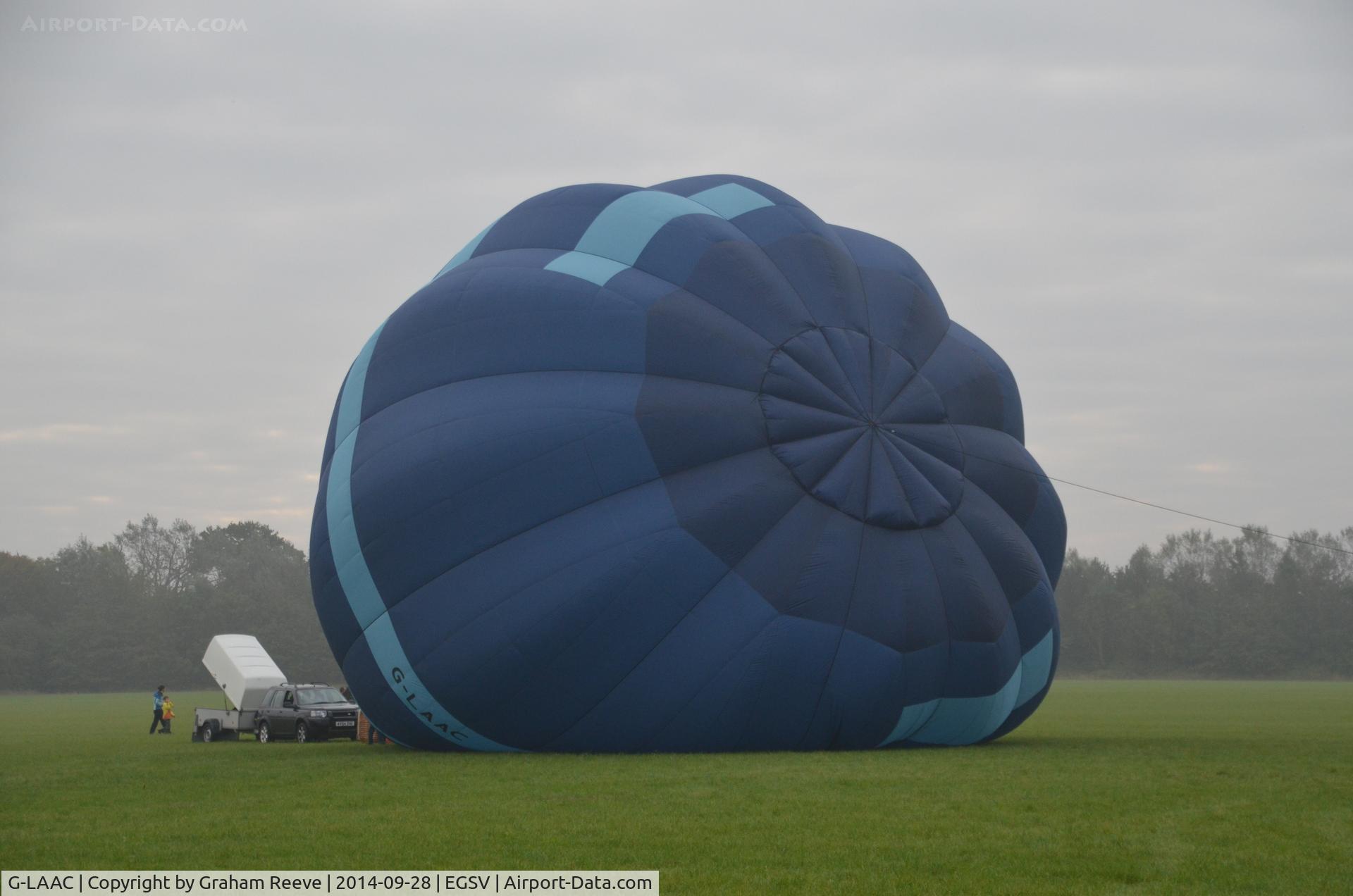 G-LAAC, 2006 Cameron Balloons C-90 C/N 10778, Early morning at Old Buckenham.