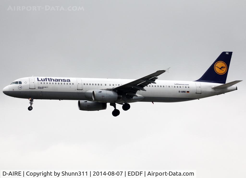 D-AIRE, 1994 Airbus A321-131 C/N 0484, Landing rwy 25L