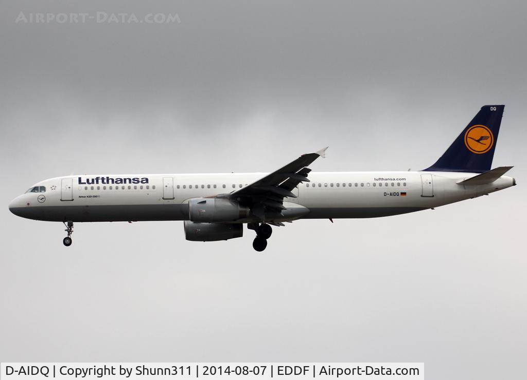 D-AIDQ, 2012 Airbus A321-231 C/N 5028, Landing rwy 25L