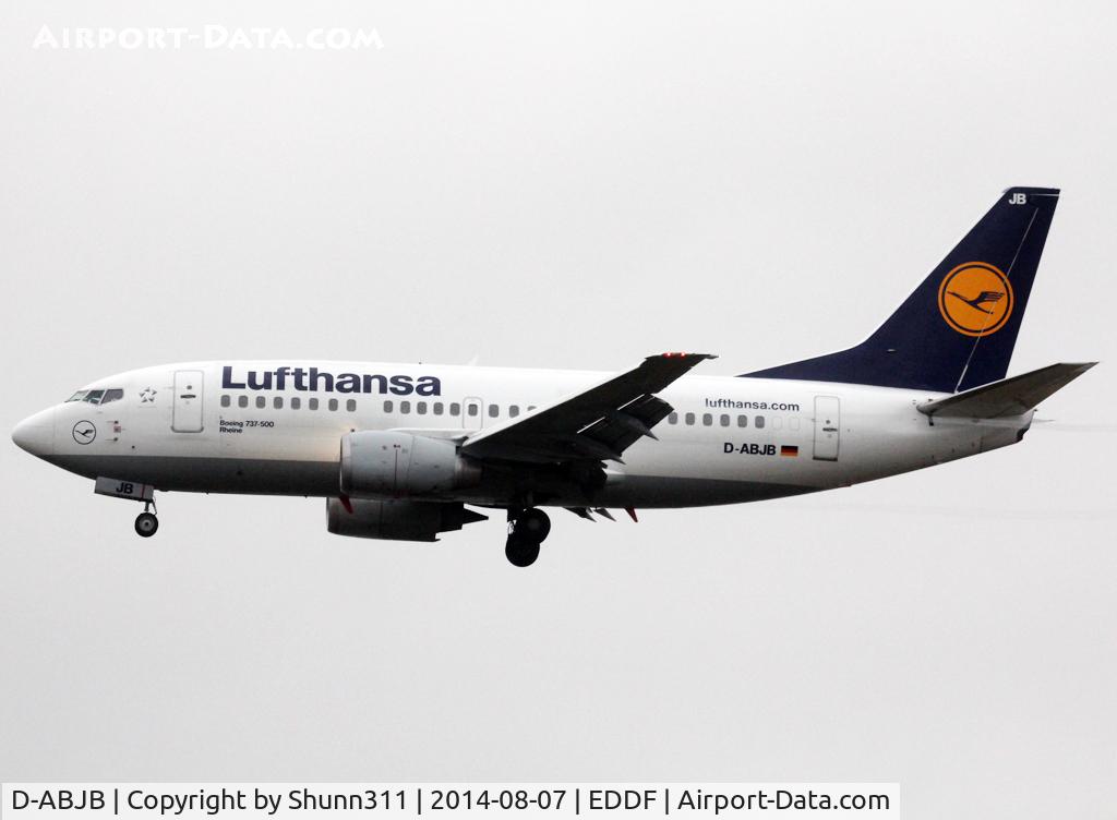 D-ABJB, 1991 Boeing 737-530 C/N 25271, Landing rwy 25L