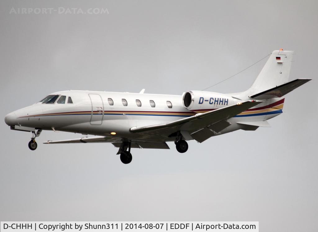 D-CHHH, 2006 Cessna 560 Citation Excel C/N 560-5674, Landing rwy 25L