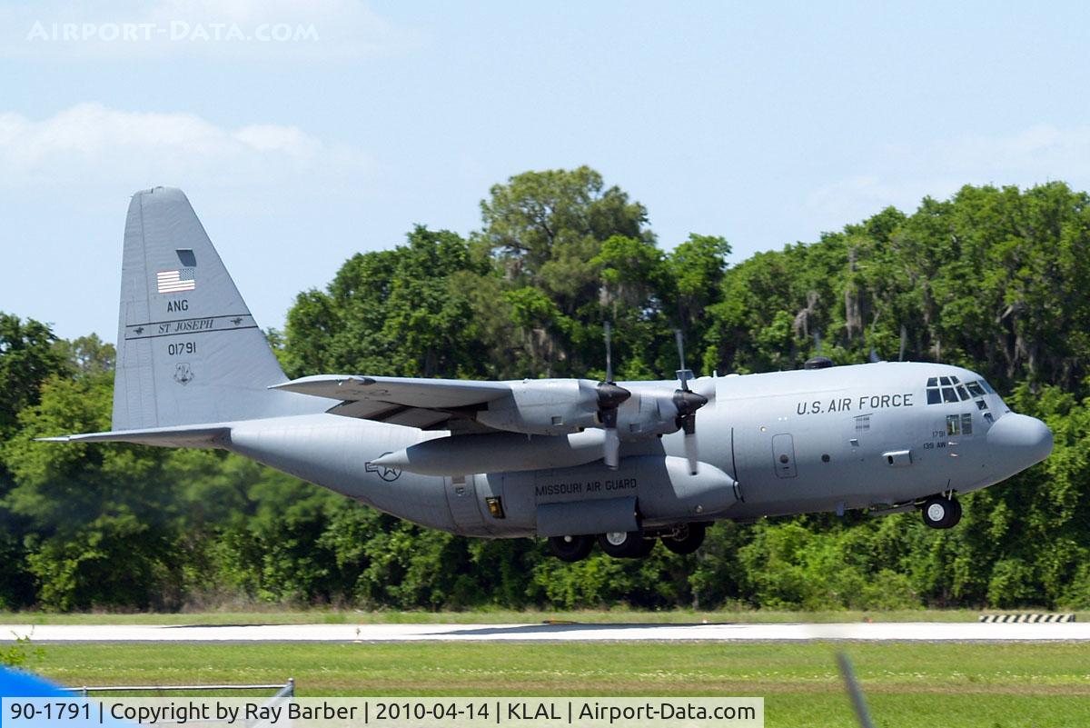 90-1791, 1990 Lockheed C-130H Hercules C/N 382-5242, Lockheed C-130H Hercules [5242] Lakeland-Linder~N 14/04/2010