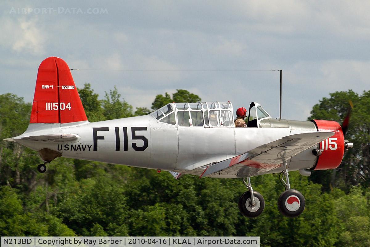 N213BD, 1941 Consolidated Vultee BT-13A C/N 2514, Vultee BT-13A Valiant [2514] Lakeland~N 16/04/2010
