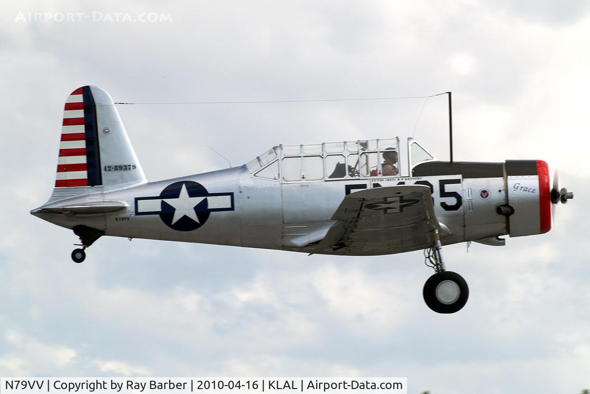 N79VV, 1942 Consolidated Vultee BT-13A C/N 11756, Vultee BT-13A Valiant [11756] Lakeland~N 16/04/2010