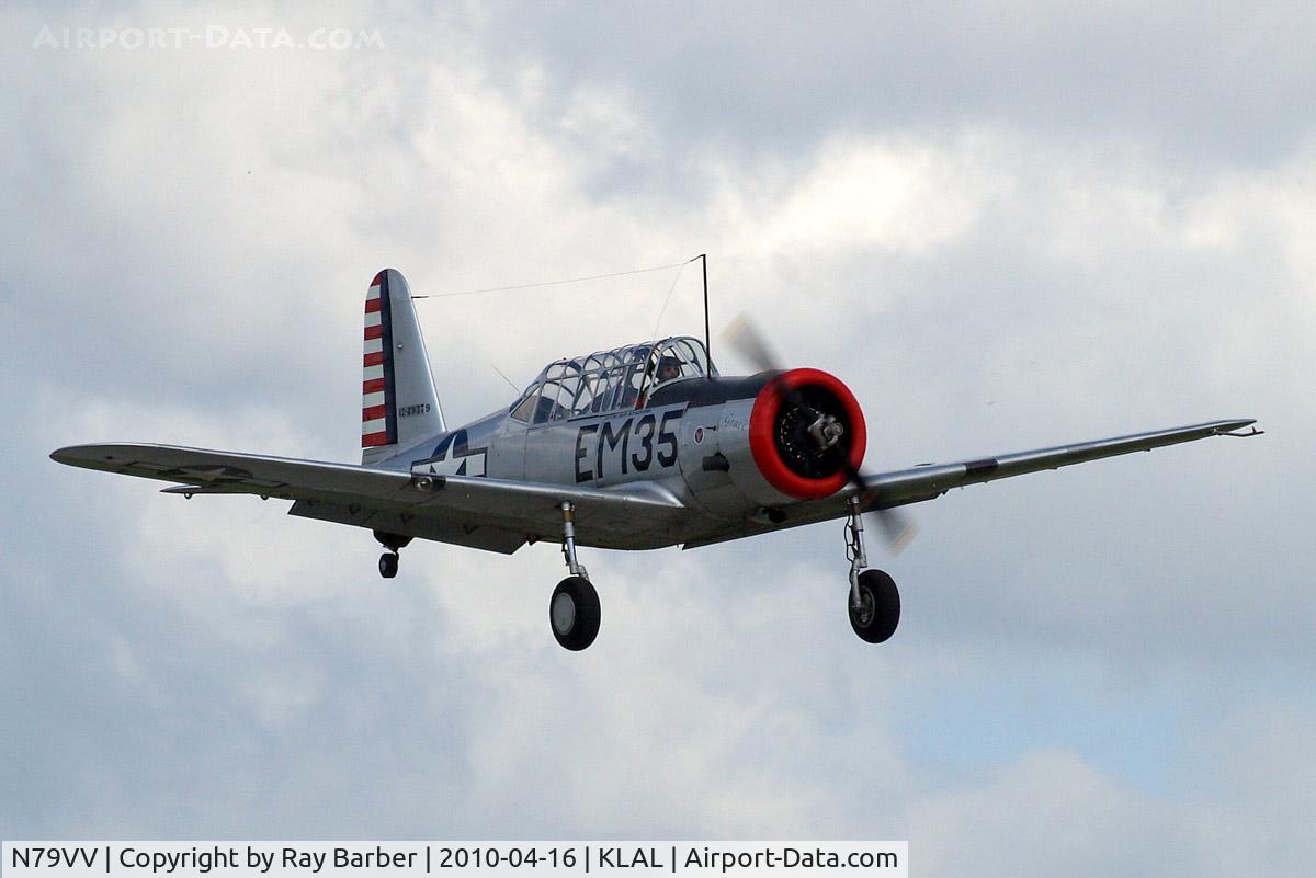 N79VV, 1942 Consolidated Vultee BT-13A C/N 11756, Vultee BT-13A Valiant [11756] Lakeland~N 16/04/2010