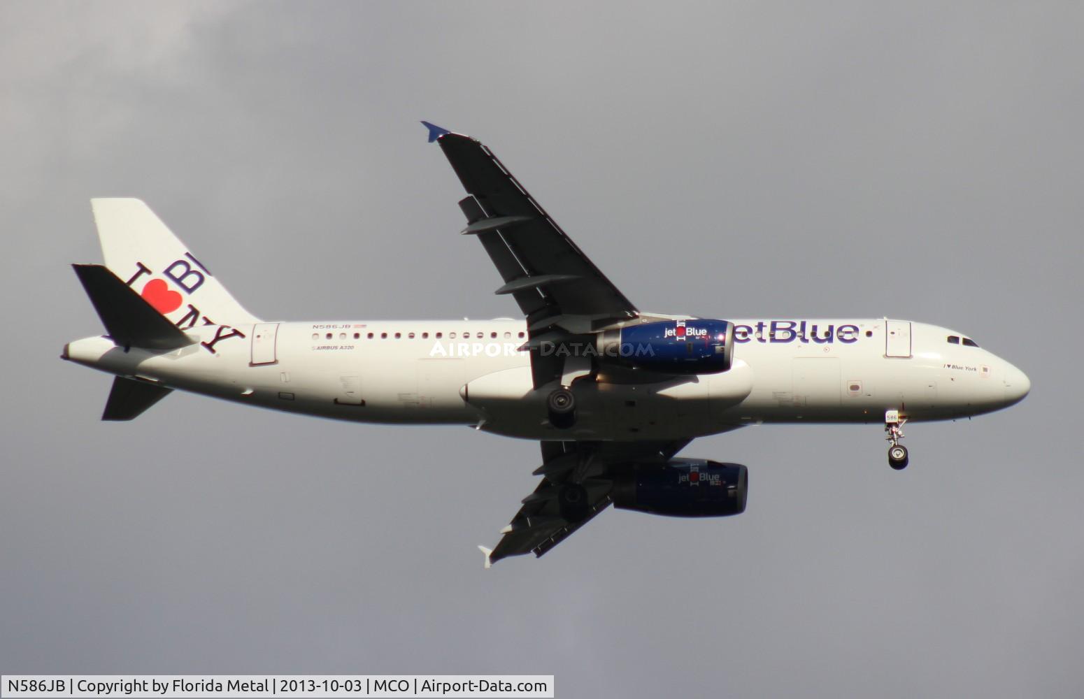 N586JB, 2004 Airbus A320-232 C/N 2160, I love Blue York