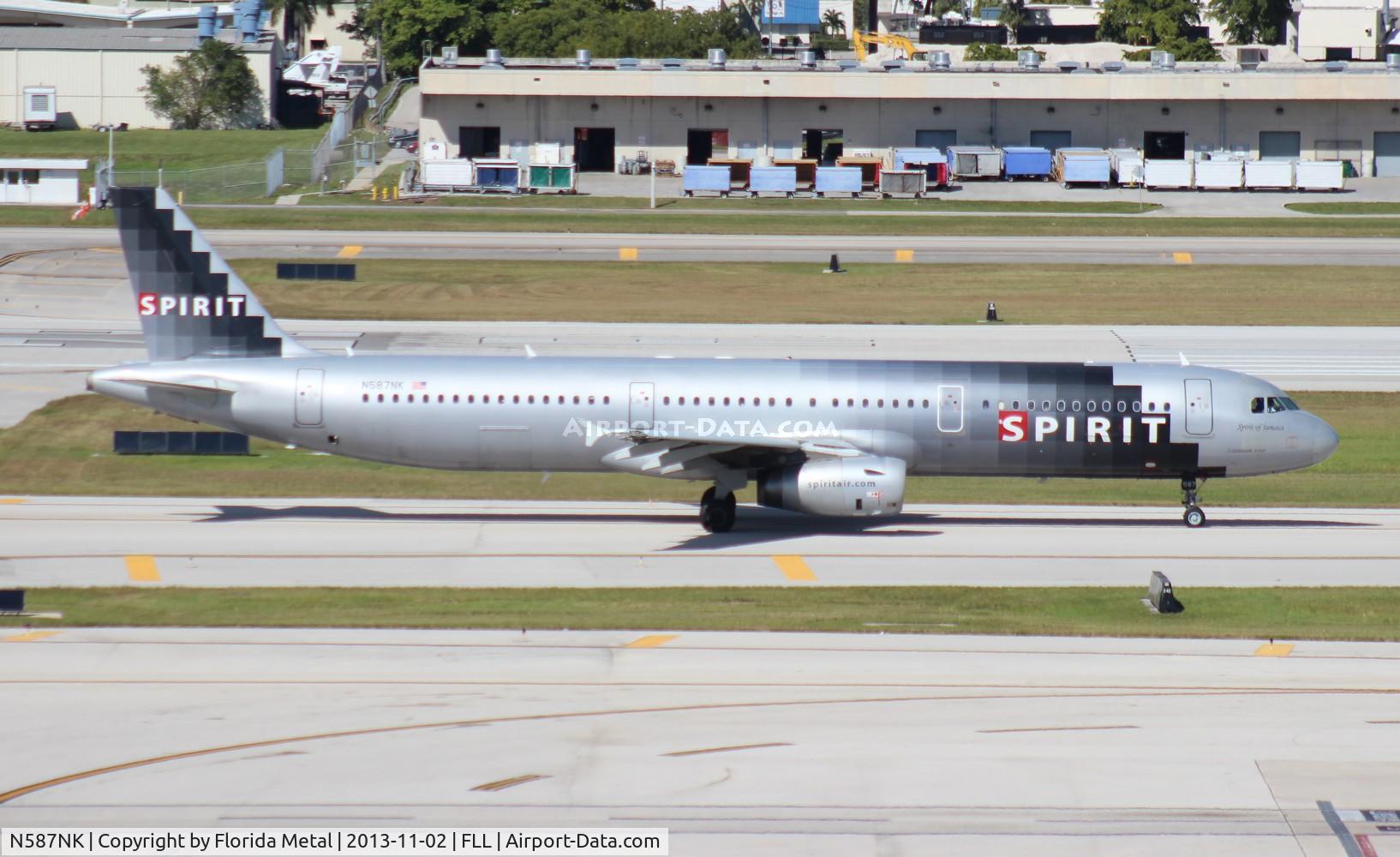 N587NK, 2005 Airbus A321-231 C/N 2476, Spirit A321