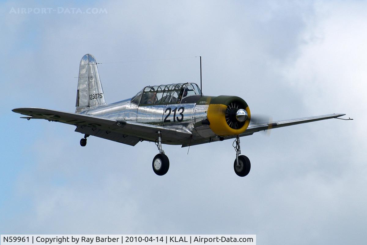 N59961, 1942 Consolidated Vultee BT-13A C/N 7722, Vultee BT-13A Valiant [7722] Lakeland-Linder~N 14/04/2010