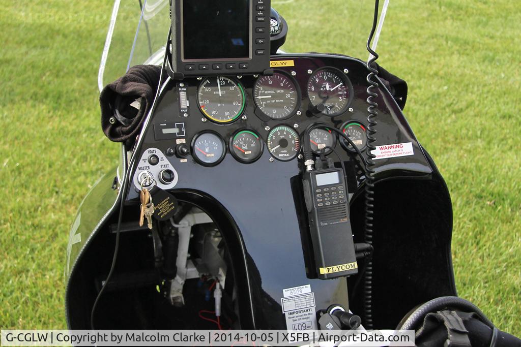 G-CGLW, 2010 P&M Aviation Pegasus Quik C/N 8509, P&M Aviation Pegasus Quik , Fishburn Airfield UK, October 5th 2014.
