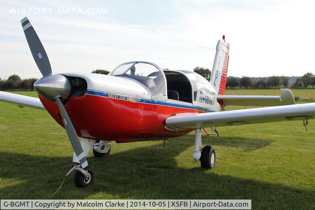 G-BGMT, 1978 Socata Rallye 235E Gabier C/N 13126, Socata Rallye 235E Gabier, resident t Fishburn Airfield UK, October 5th 2014.