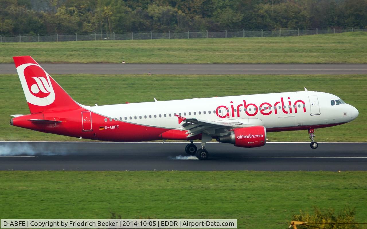 D-ABFE, 2010 Airbus A320-214 C/N 4269, touchdown RW09