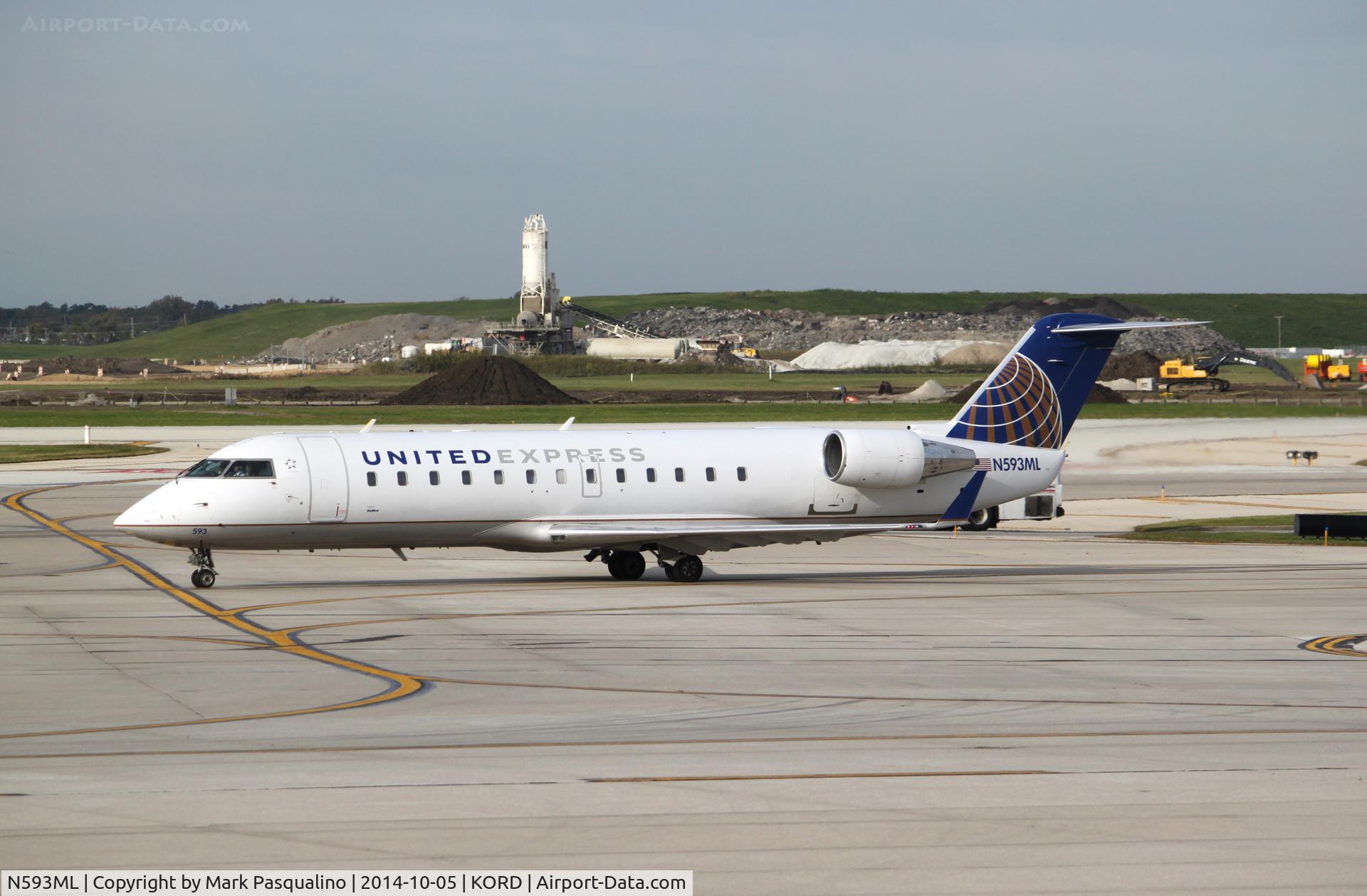 N593ML, 2001 Bombardier CRJ-200ER (CL-600-2B19) C/N 7465, CL-600-2B19