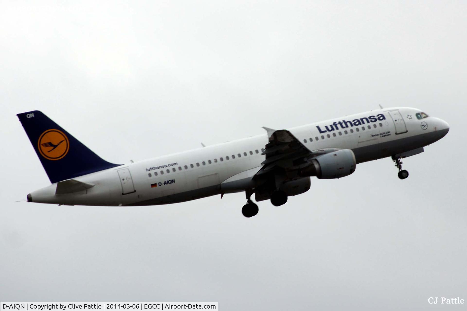 D-AIQN, 1991 Airbus A320-211 C/N 0269, Manchester Action