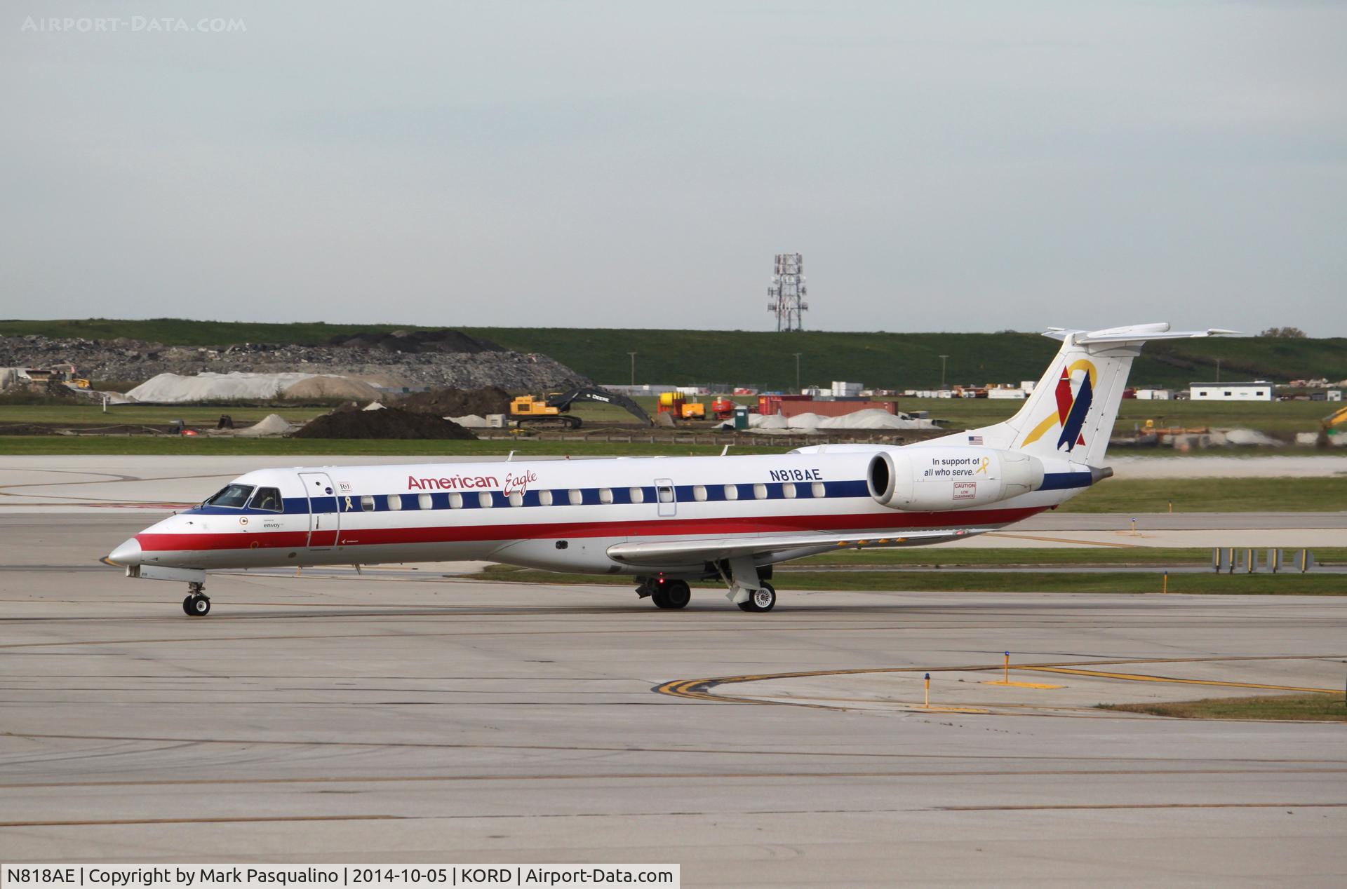 N818AE, 2002 Embraer ERJ-140LR (EMB-135KL) C/N 145561, EMB-135KL
