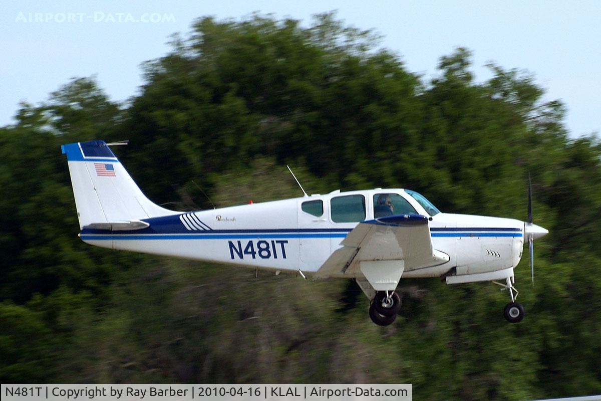 N481T, 1961 Beech 35-A33 Debonair C/N CD-310, Beech A33 Debonair [CD-310] Lakeland-Linder~N 16/04/2010