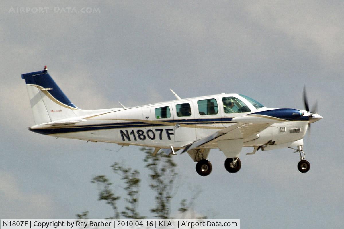 N1807F, 1981 Beech A36TC Bonanza 36 C/N EA-235, Beech A36TC Bonanza 36 [EA-235] Lakeland-Linder~N 16/04/2010