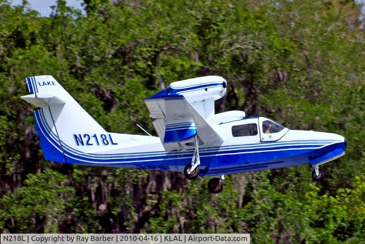 N218L, Aerofab Inc Lake LA-250 C/N 68, Lake LA-250 Renegade [68] Lakeland-Linder~N 16/04/2010